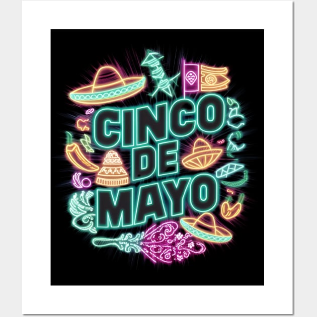 cinco de mayo day Wall Art by CreationArt8